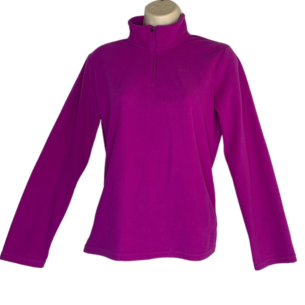 CG by Champion Girl Fleece Long Sleeve 1/4 Zip Pullover Sweatshirt Size XL